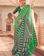Green Silk Ikkat Patola Saree