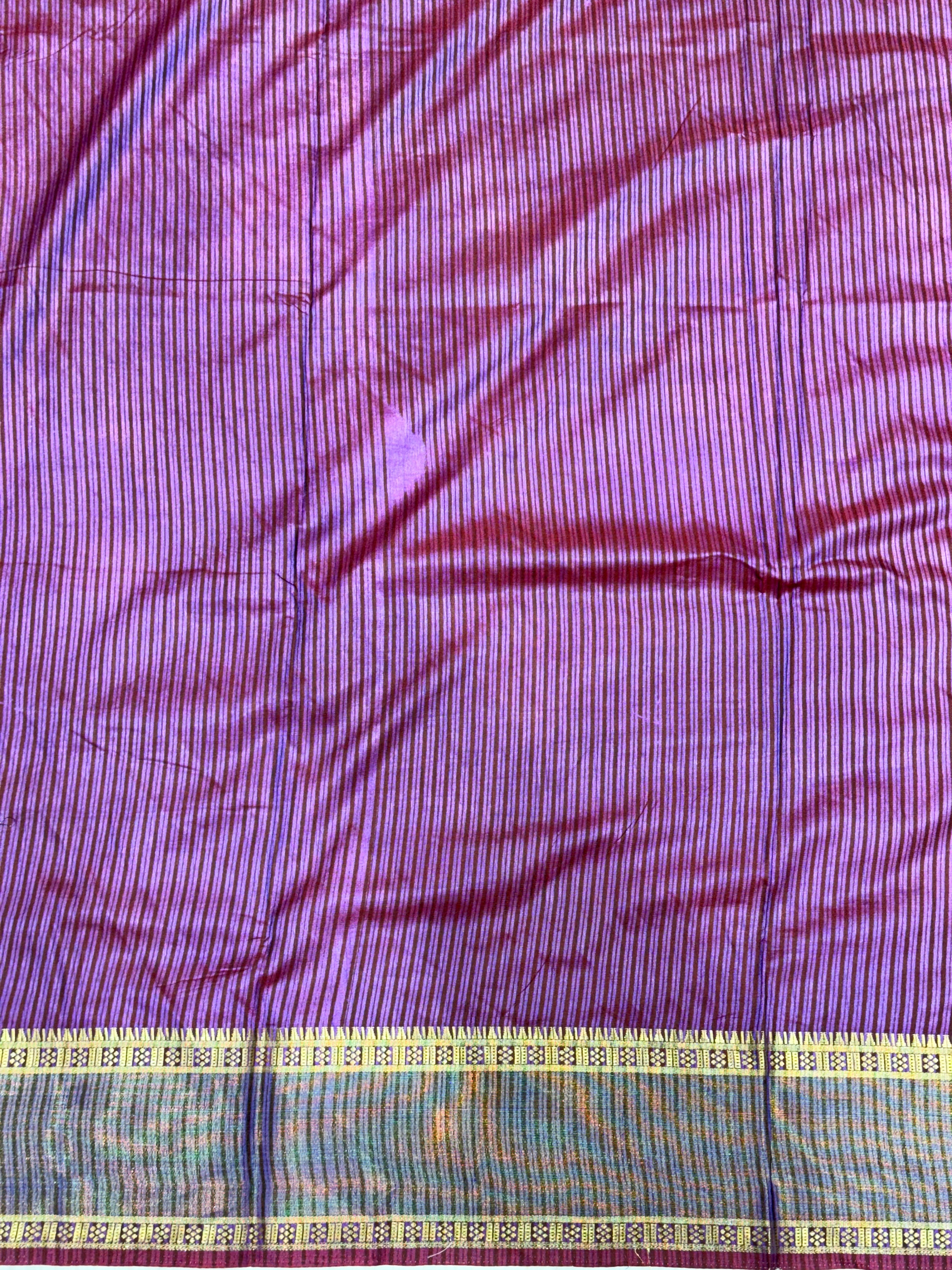 Magenta Pink Patola Silk Saree